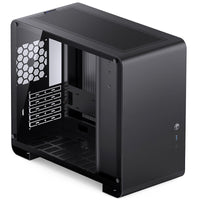 Jonsbo U4 Mini Micro ATX Desktop Black with Tempered Glass Side Panel and USB 3.2 Gen 2 Type-C / USB 3.2 Gen 1 Type-A