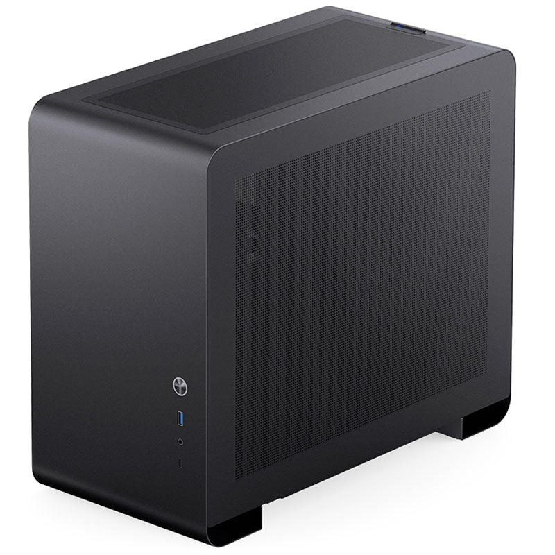 Jonsbo U4 Mini Micro ATX Desktop Black with Tempered Glass Side Panel and USB 3.2 Gen 2 Type-C / USB 3.2 Gen 1 Type-A