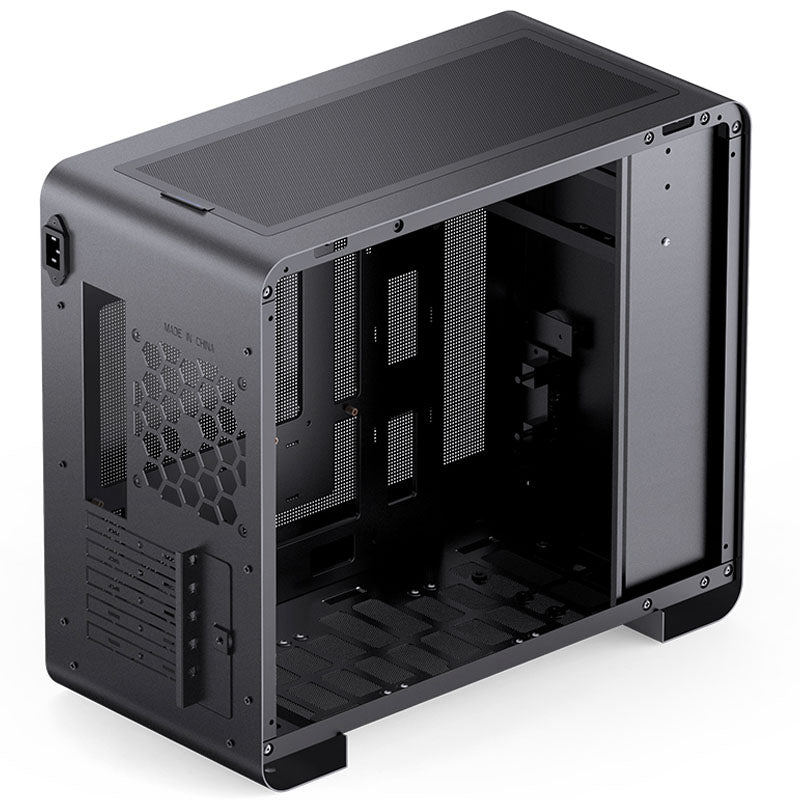 Jonsbo U4 Mini Micro ATX Desktop Black with Tempered Glass Side Panel and USB 3.2 Gen 2 Type-C / USB 3.2 Gen 1 Type-A