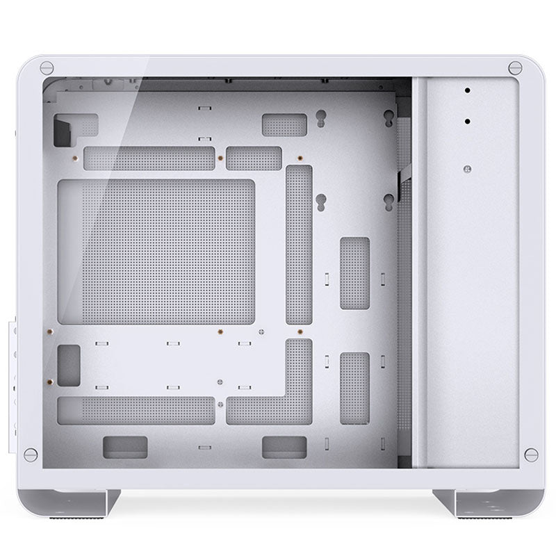Boîtier Micro-ATX Jonsbo U4 Mini, verre trempé - blanc