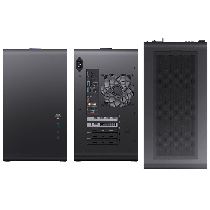 Jonsbo U4 Mini Mesh Micro-ATX-Gehäuse - schwarz