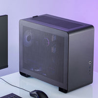 Jonsbo U4 Mini Mesh Micro-ATX-Gehäuse - schwarz