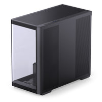 Jonsbo D300 Micro ATX Moyenne Tour Noir Panneau Latéral en Verre Trempé USB 3.2 Gen 2 Type-C USB 3.2 Gen 1 Type-A