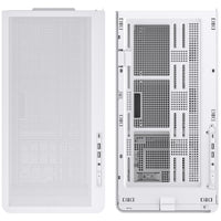 Jonsbo D300 Micro ATX Mid Tower White with Tempered Glass Side Panel and USB 3.2 Gen 2 Type-C, USB 3.2 Gen 1 Type-A