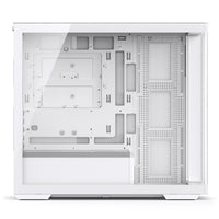 Jonsbo D300 Micro ATX Mid Tower White with Tempered Glass Side Panel and USB 3.2 Gen 2 Type-C, USB 3.2 Gen 1 Type-A