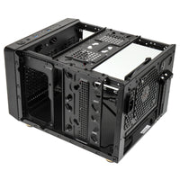 KOLINK Satellite MicroATX Desktop Noir Panneau Latéral en Mesh