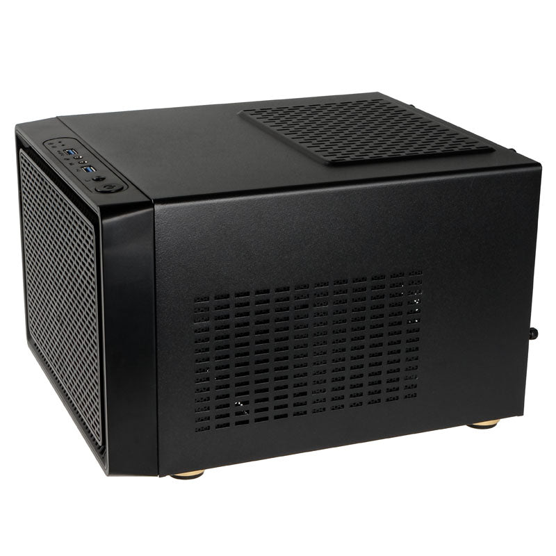 KOLINK Satellite MicroATX Desktop Noir Panneau Latéral en Mesh
