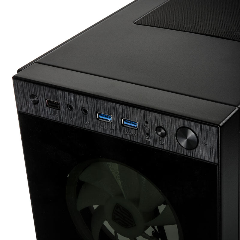 KOLINK Horizon ATX Mid Tower Black Tempered Glass