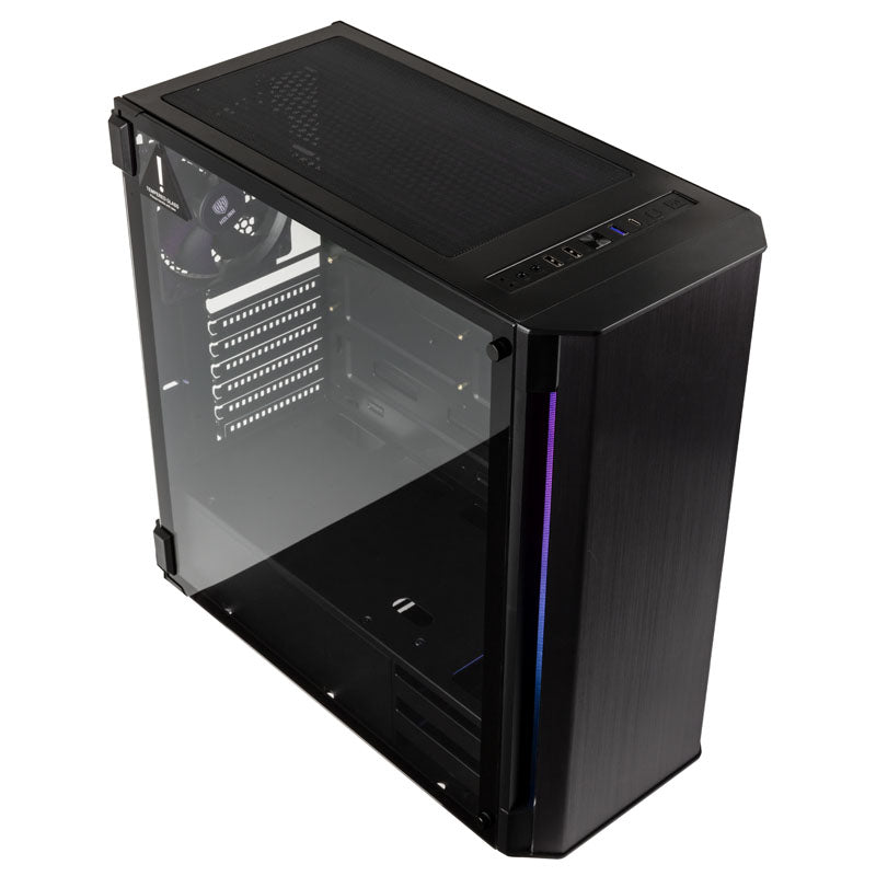 Kolink Refine RGB Midi-Tower, Tempered Glass - schwarz