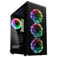 KOLINK OBSERVATORY LITE MESH RGB ATX Mid Tower Black Tempered Glass