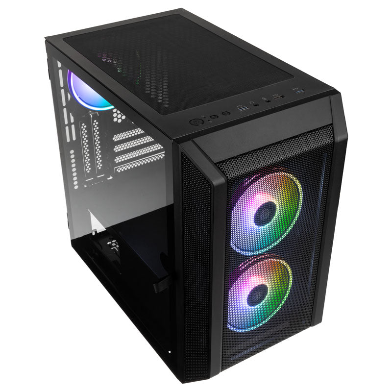 Kolink Citadel Mesh RGB Micro-ATX Gehäuse - schwarz