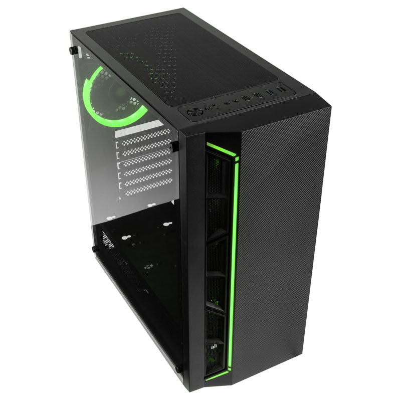 KOLINK Inspire K7 ARGB ATX Mid Tower Black Verre Trempé