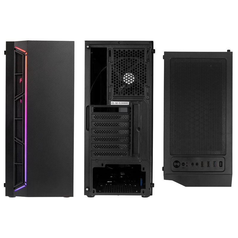 KOLINK Inspire K7 ARGB ATX Mid Tower Black Verre Trempé