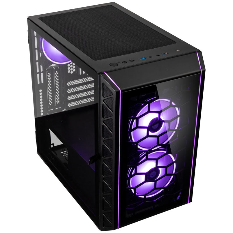 Kolink Citadel Glass SE ARGB Micro-ATX Gehäuse  - schwarz