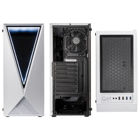 KOLINK Void ATX Mid Tower White / Black Tempered Glass Side Panel