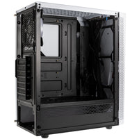 KOLINK Void ATX Mid Tower White / Black Tempered Glass Side Panel