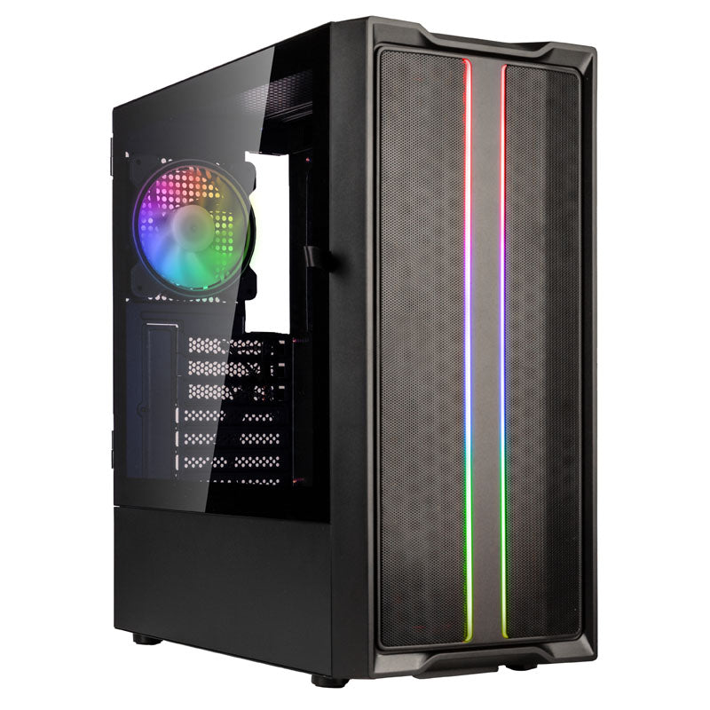 KOLINK Inspire K12 ARGB ATX Mid Tower Black Tempered Glass