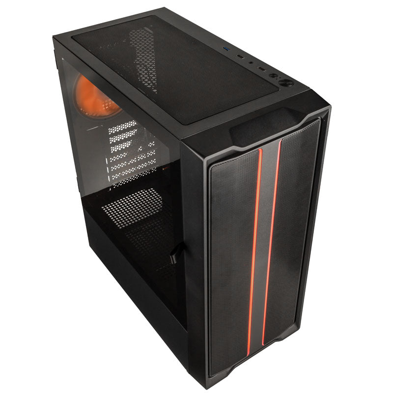 KOLINK Inspire K12 ARGB ATX Mid Tower Black Tempered Glass