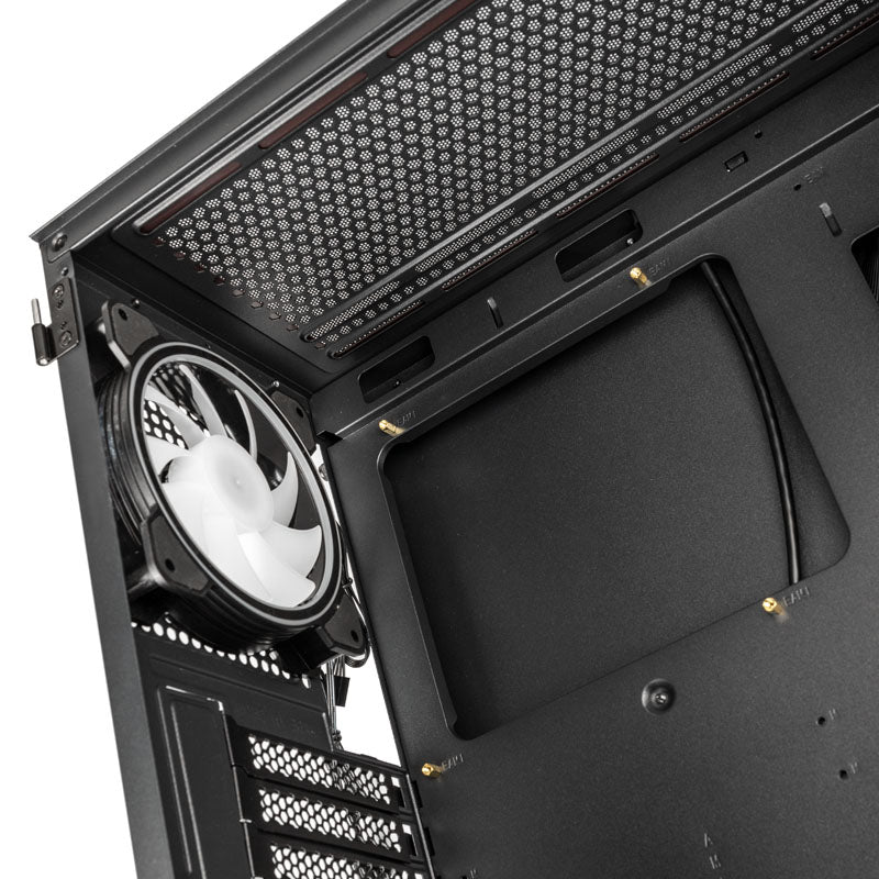 KOLINK Inspire K12 ARGB ATX Mid Tower Black Tempered Glass