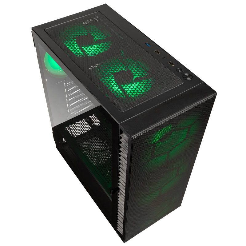 KOLINK Observatory HF Mesh ARGB ATX Mid Tower Black Tempered Glass