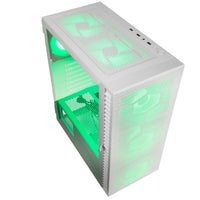 KOLINK Observatory HF Mesh ARGB ATX Mid Tower White Tempered Glass