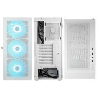 KOLINK Observatory HF Mesh ARGB ATX Mid Tower White Tempered Glass