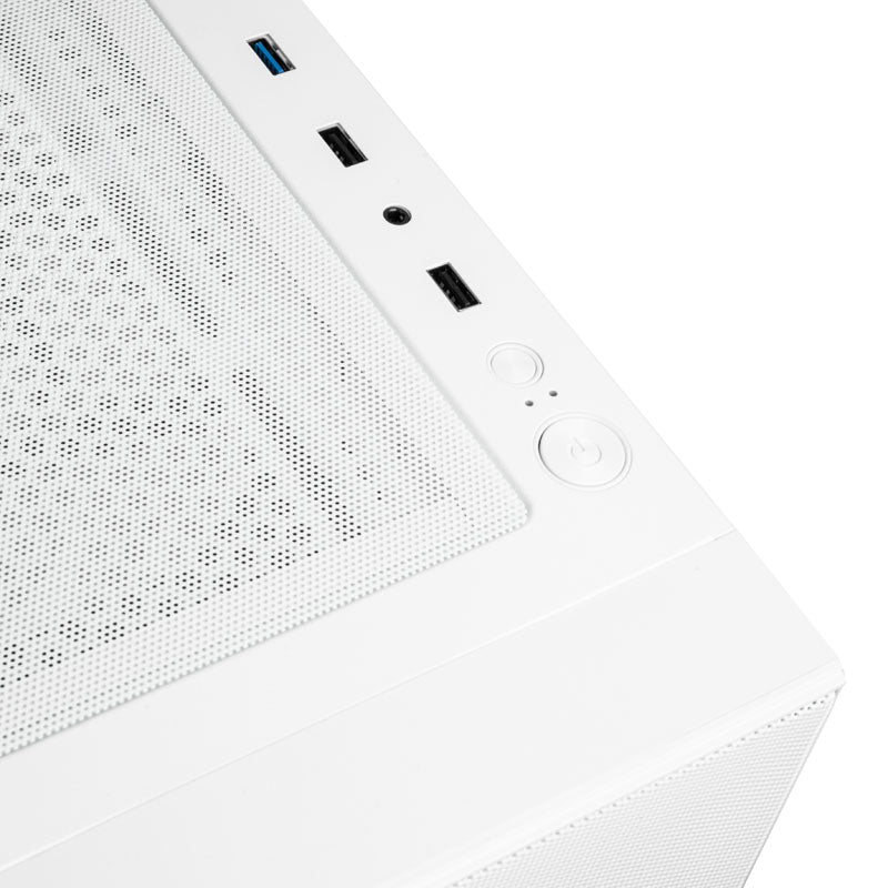 KOLINK Observatory HF Mesh ARGB ATX Mid Tower White Tempered Glass