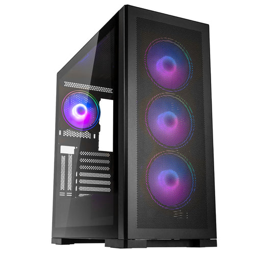Kolink Unity Meshbay ARGB Midi-Tower, Tempered Glass schwarz