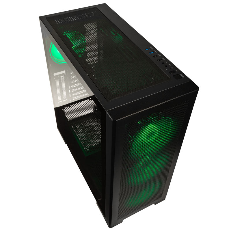 Kolink Unity Meshbay ARGB Midi-Tower, Tempered Glass - schwarz