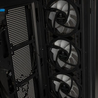 KOLINK Unity Meshbay ARGB ATX Mid Tower Black with Tempered Glass Side Panel and USB 3.2 Gen 1 Type-A, USB 2.0 Type-A