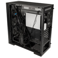 KOLINK Unity Meshbay ARGB ATX Mid Tower Black with Tempered Glass Side Panel and USB 3.2 Gen 1 Type-A, USB 2.0 Type-A