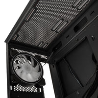 KOLINK Unity Meshbay ARGB ATX Mid Tower Black with Tempered Glass Side Panel and USB 3.2 Gen 1 Type-A, USB 2.0 Type-A