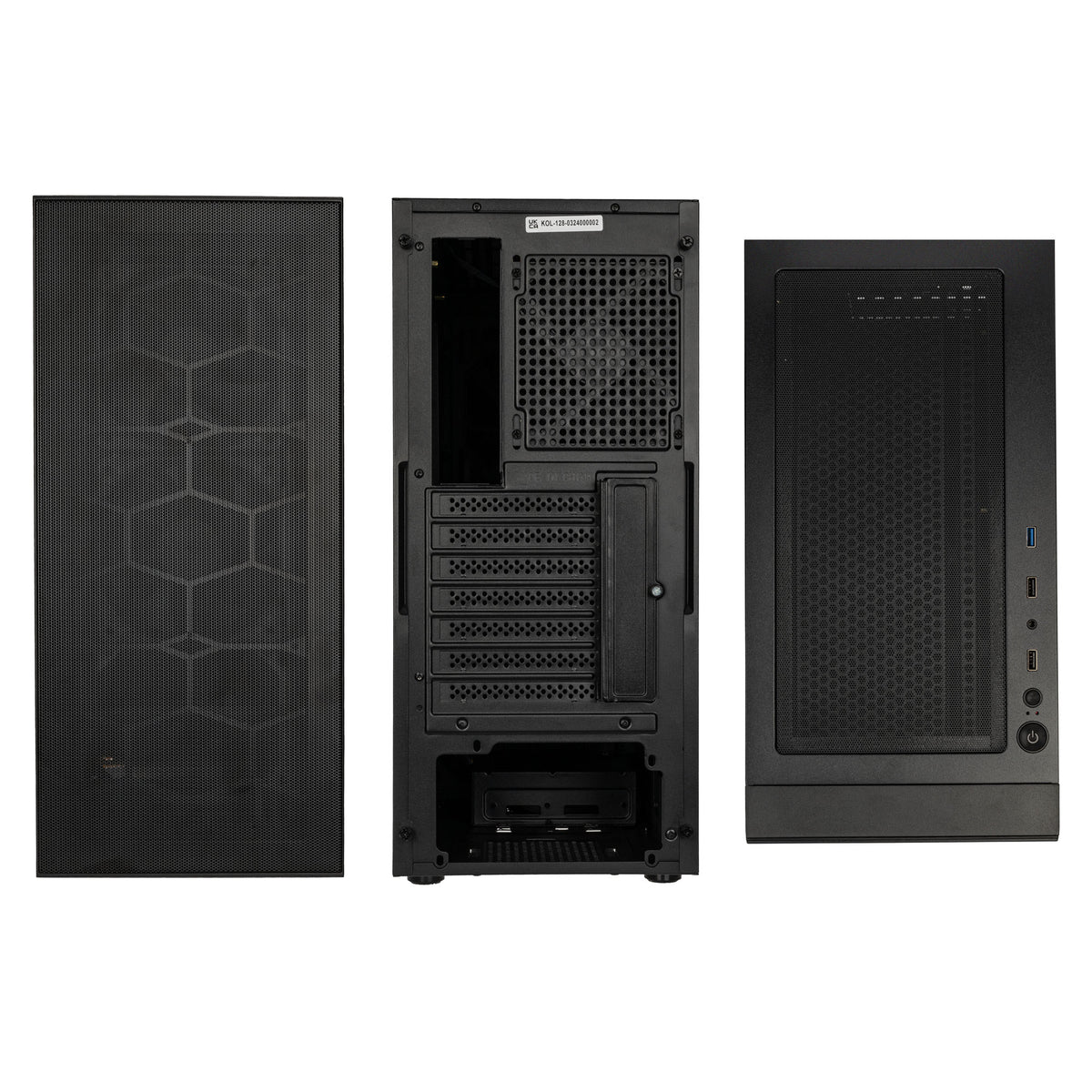 Kolink Observatory HF Mesh PWM Midi-Tower - black