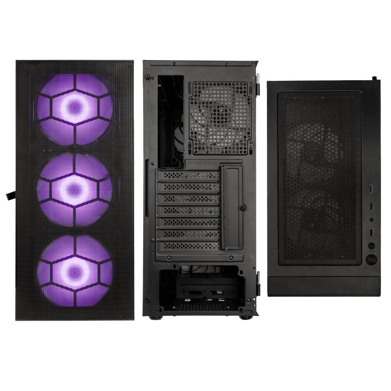 Kolink Observatory HF Plus Mesh ARGB Midi-Tour - noir