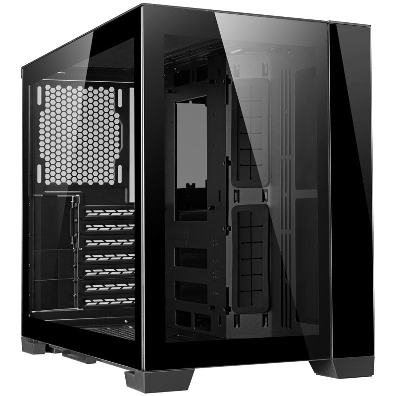 Lian Li O11 Dynamic Mini ATX Mid Tower Black with Tempered Glass Side Panel, USB 3.2 Gen 2 Type-C, and USB 3.2 Gen 1 Type-A