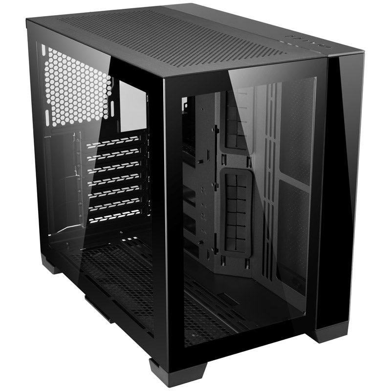 Lian Li O11 Dynamic Mini ATX Mid Tower Black with Tempered Glass Side Panel, USB 3.2 Gen 2 Type-C, and USB 3.2 Gen 1 Type-A