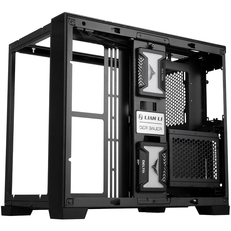 Lian Li O11 Dynamic Mini ATX Mid Tower Black with Tempered Glass Side Panel, USB 3.2 Gen 2 Type-C, and USB 3.2 Gen 1 Type-A