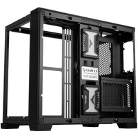 Lian Li O11 Dynamic Mini ATX Mid Tower Black with Tempered Glass Side Panel, USB 3.2 Gen 2 Type-C, and USB 3.2 Gen 1 Type-A