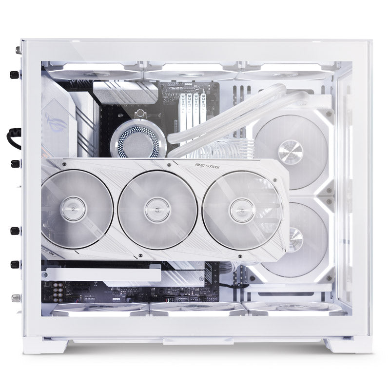 Lian Li O11 Dynamic Mini ATX Mid Tower Snow Edition Tempered Glass Side Panel