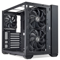 Lian Li O11 Air Mini ATX Mid Tower Black with Tempered Glass Side Panel and USB 3.2 Gen 2 Type-C, USB 3.2 Gen 1 Type-A
