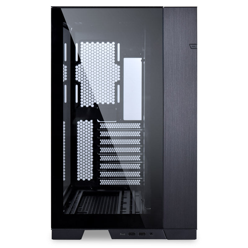 LIAN LI O11 Dynamic EVO O11DEX Black Aluminum / Steel / Tempered Glass ATX Mid Tower Computer Case