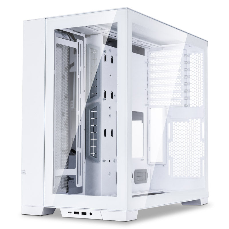 Lian Li O11 Dynamic EVO, Tempered Glass - weiß