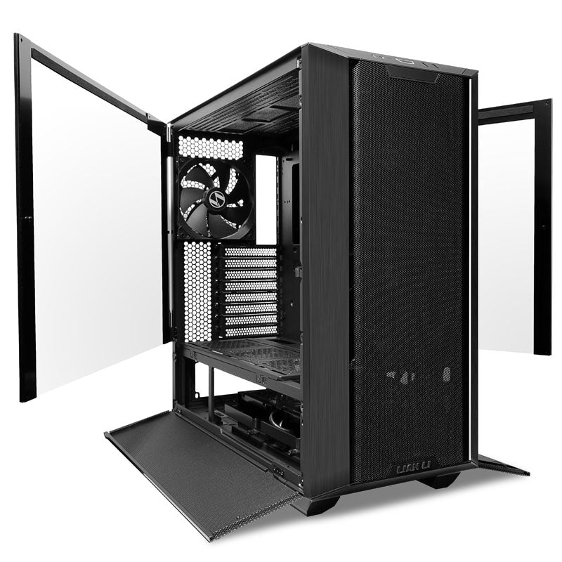 Lian Li LANCOOL III ATX Mid Tower Black with Tempered Glass Side Panel, USB 3.2 Gen 2 Type-C, USB 3.2 Gen 1 Type-A