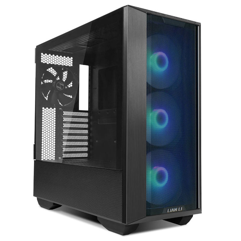 Lian Li LANCOOL III Boîtier moyen tour ATX noir RGB Panneau latéral en verre trempé