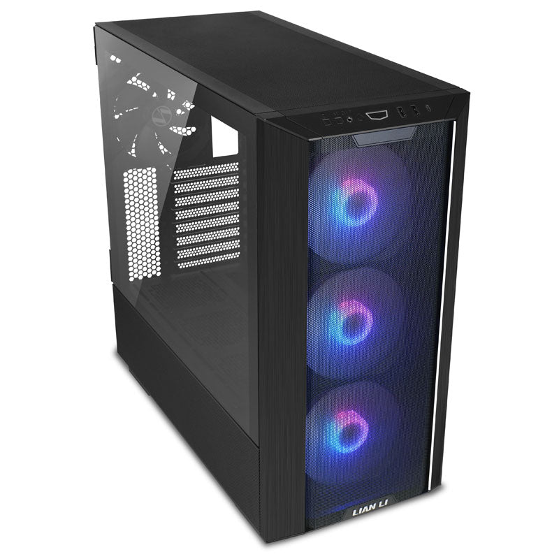 Lian Li LANCOOL III Boîtier moyen tour ATX noir RGB Panneau latéral en verre trempé