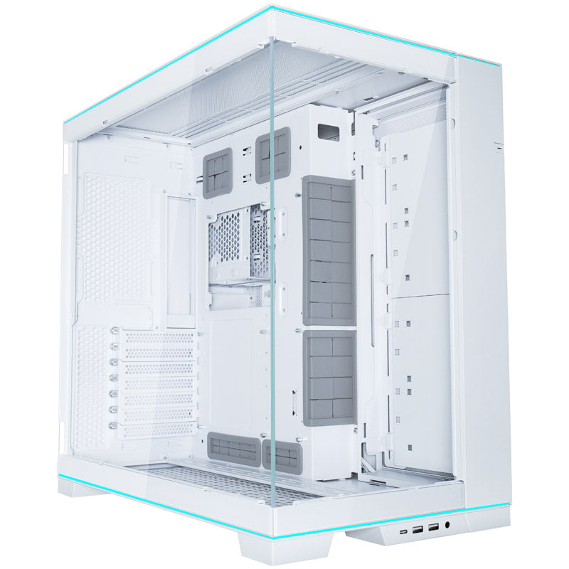 LIAN LI O11 EVO RGB White Aluminum / Steel / Tempered Glass ATX Mid Tower Computer Case