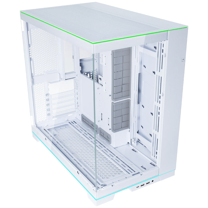 LIAN LI O11 EVO RGB White Aluminum / Steel / Tempered Glass ATX Mid Tower Computer Case