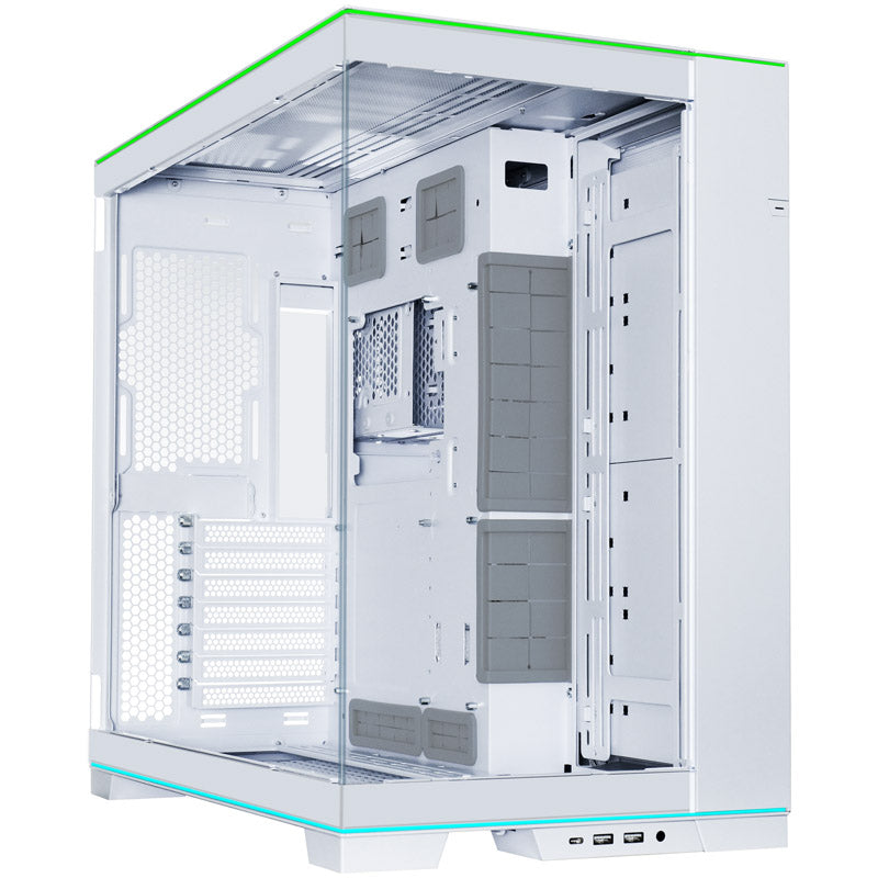 LIAN LI O11 EVO RGB White Aluminum / Steel / Tempered Glass ATX Mid Tower Computer Case