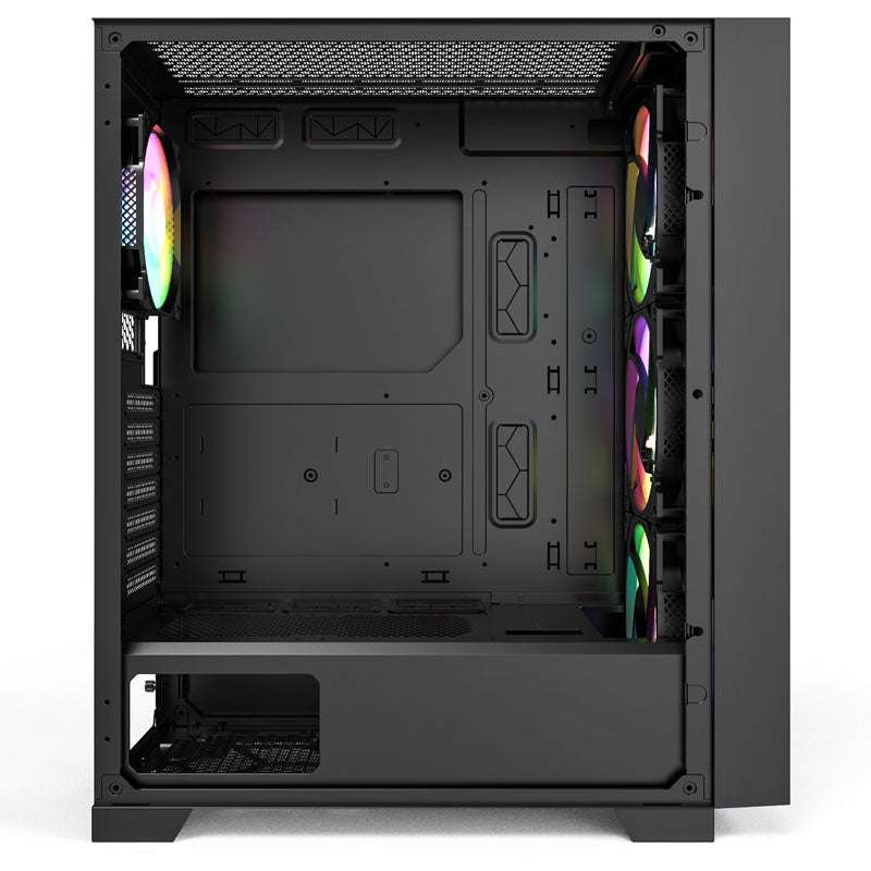 Montech AIR 1000 PREMIUM Tour Midi ATX Panneau Latéral en Verre Trempé Noir