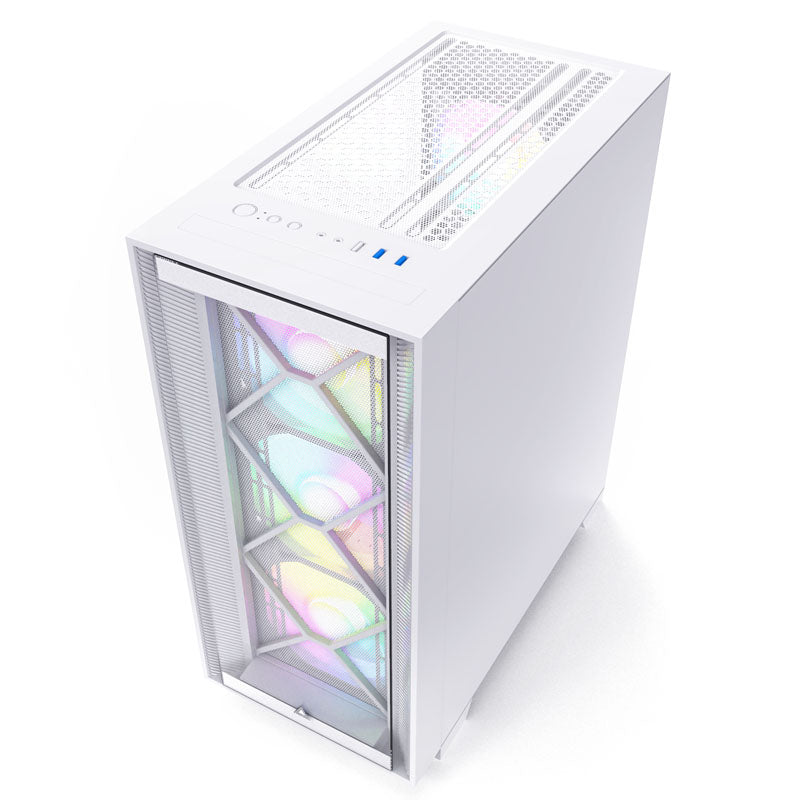 Montech AIR 1000 Premium, Midi-Tower, Tempered Glass - weiß